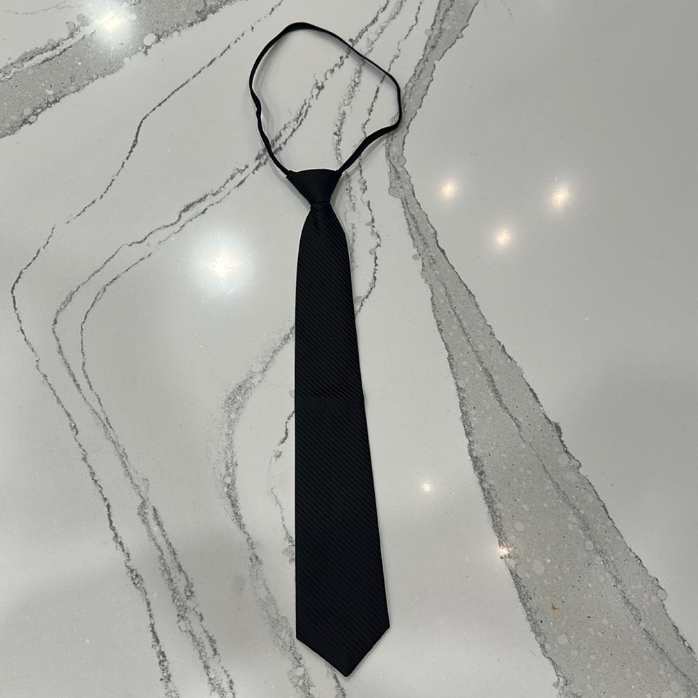 Black neck tie